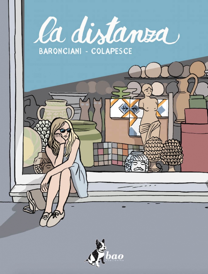 La distanza, la copertina del libro