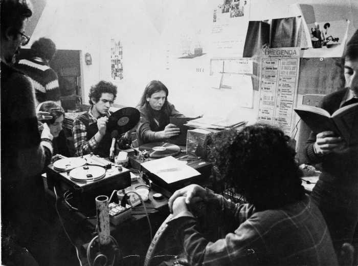 Interni di Radio Alice
