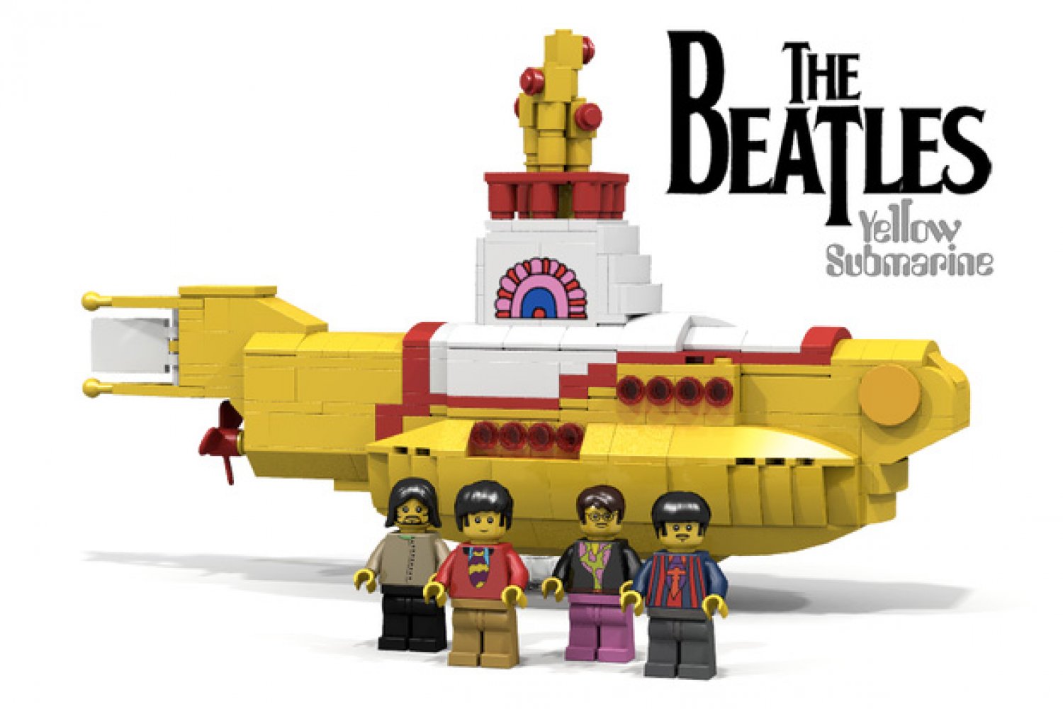 beatles yellow submarine lego playset