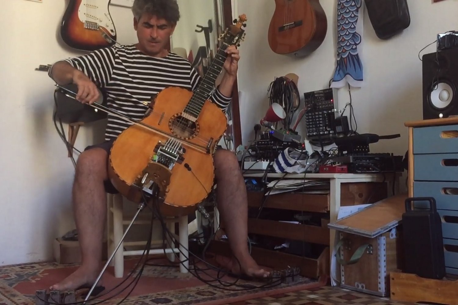 Paolo Angeli suona i Radiohead: guarda il video delle prove di "Airbag"