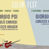 Color Fest: tre date itineranti a Bologna e Firenze