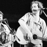 Lucio Dalla e Francesco De Gregori durante il tour di Banana Republic