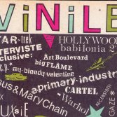 Dettaglio della copertina del numero zero di "Vinile", il trimestrale musicale di Stampa Alternativa