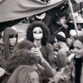 Il pubblico al Festival Pop di villa Pamphili nel 1972