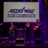 Uno scatto della scorsa edizione di Arezzo Wave, con Il Maestrale live