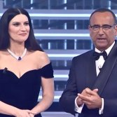 Carlo Conti e Laura Pausini