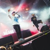 Noyz e Salmo sul palco di XL - foto di Luca Secchi