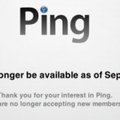 apple, Apple chiude il suo social network Ping