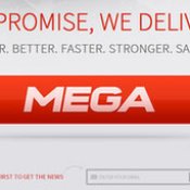 megavideo, Il logo di Me.ga, il nuovo Megaupload bloccato dal governo del Gabon