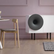 design, Caruso speaker