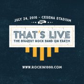 rockin1000, That's Live -The biggest rock band on earth