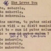 beatles, Bealtes Latino testi tradotti