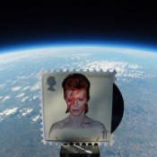 david bowie, david bowie francobolli spazio