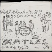 beatles, John Lennon beatles bozzetto copertina Sgt. Pepper