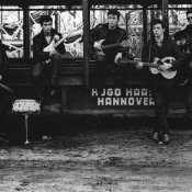 foto, Astrid Kirchherr – La formazione originaria dei Beatles
