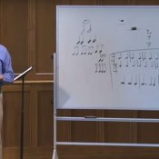 studio, Il professor Wright durante una lezione