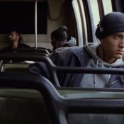 rap, Un'immagine del video di Eminem Lose Yourself