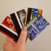 david bowie, David Bowie metrocards (foto via Instagram)