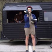 nuovo singolo, Un'immagine del video di Verme dei Gomma