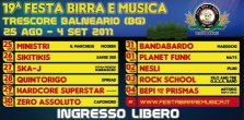19° Festa Birra e Musica - Trescore Balneario (BG), INGRESSO LIBERO