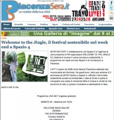 Presentazione del festival Welcome to the Jingle 2.0 - PiacenzaSera  http://www.piacenzasera.it/app/document-detail.jsp?IdS=1093&tipo_cliccato=0&id_pr