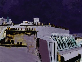 SILENT NIGHT -Fine ROCK ART print- (This artwork is matched to COCOROSIE)