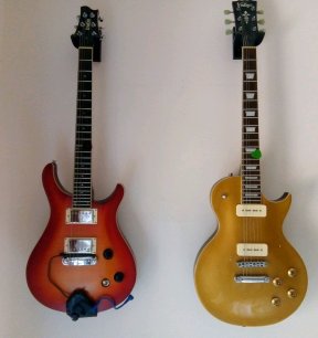 Indie guitars con gk3 e Vintage Les Paul con P90