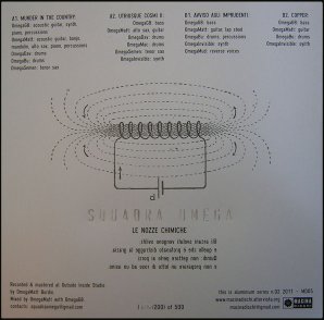 MD05- SQUADRA OMEGA "le nozze chimiche"  10"Aluminium Series + CD