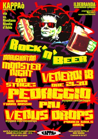 ven 18 settembre Rock n' Beer inauguration monster night