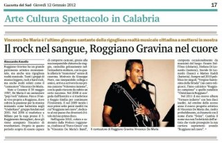 IL ROCK NEL SANGUE, ROGGIANO GRAVINA NEL CUORE