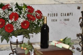 La tomba di Piero Ciampi a Livorno