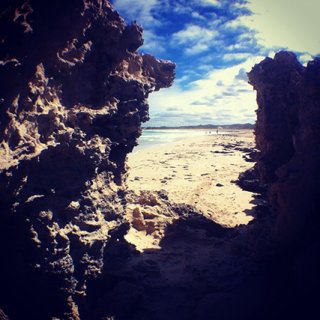 In spiaggia a Perth
