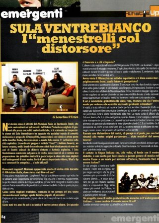Intervista rilasciata ai Sula Ventrebianco per Wozzup ("Cosa?"-2010-Subcava Sonora)