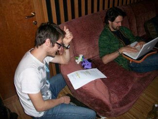 Recording "Guess It" 2011