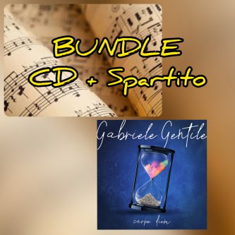 BUNDLE - Carpe Diem CD + Spartito canzone scritto a mano