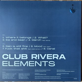 Elements - black 12" vinyl