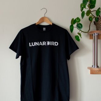 T-Shirt nera Lunar Bird