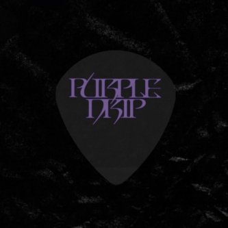 PURPLE DRIP Pick with logo