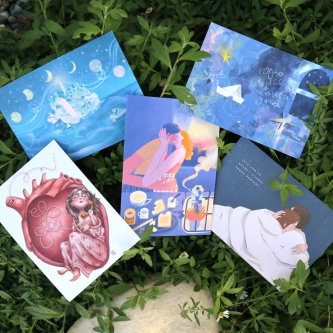 Canzoline ~ cartoline musicali illustrate ~ Marea