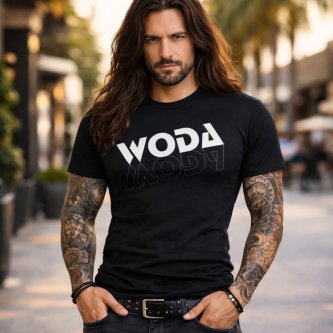 T-Shirt Uomo Logo B/N