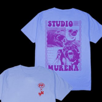 FAMILIA POVERA  X STUDIO MURENA / T-shirt edizione limitata (azzurra o nera)
