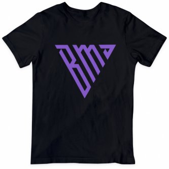 T-shirt BMD logo viola