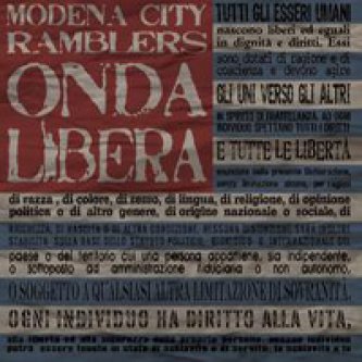 Copertina dell'album Onda libera, di Modena City Ramblers