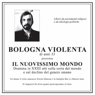 Copertina dell'album Il Nuovissimo Mondo, di Bologna violenta