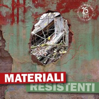 Copertina dell'album Materiali resistenti, di Fabrizio Tavernelli