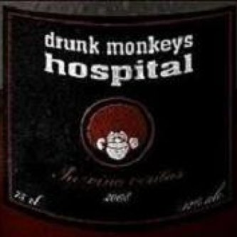 Copertina dell'album in vino veritas, di drunk monkeys hospital