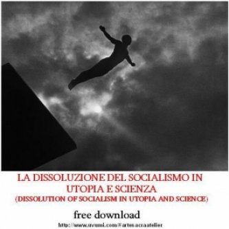 Copertina dell'album La Dissoluzione del Socialismo in Utopia e Scienza, di arte sacra atelier