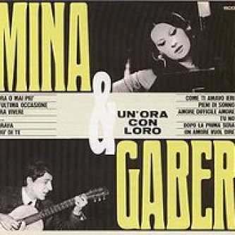 Copertina dell'album Mina & Gaber: un'ora con loro, di Giorgio Gaber