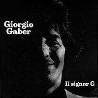 Copertina dell'album Il signor G, di Giorgio Gaber