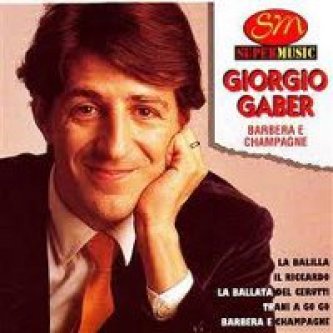 Copertina dell'album Barbera e champagne, di Giorgio Gaber
